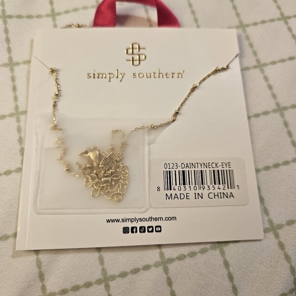 NWT Simply Southern Dainty Eye necklace - Picture 2 of 5